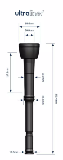 Obrazek Gumy strzykowe DL007u typ DeLaval HARMOMNY, typ kubka Milkrite - M10AV008XZ