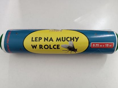 Obrazek Lep na muchy w rolce = 25cm x 10m