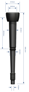 Gumy strzykowe milkrite krótki kubek 8mm DL016U