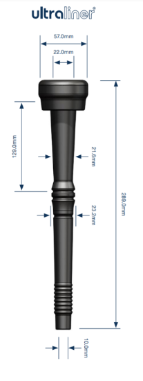 Obrazek Gumy strzykowe milkrite krótki kubek 10mm WS029U