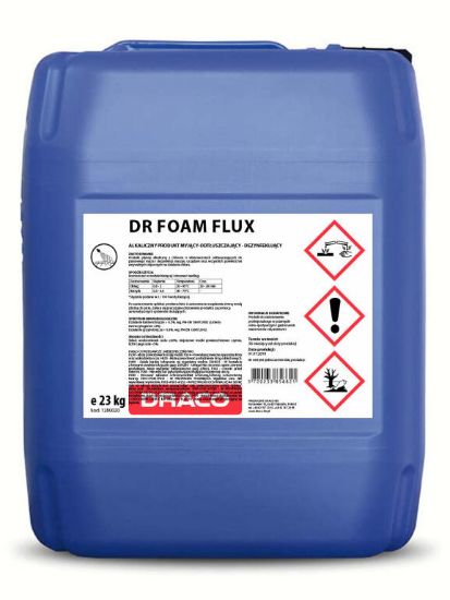 Obrazek DR FOAM FLUX 23kg alkaliczny myjący-odtłuszczający-dezynfekujący