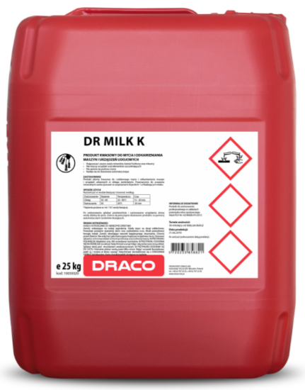 Obrazek DR MILK K 25 kg kwaśny produkt myjąco-odkamieniający