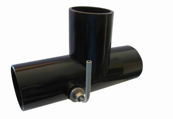 Obrazek Zawór trójdrożny PVC (Ø 52 kpl.)