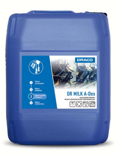 Obrazek DR MILK A-des 25 kg alkaliczny z chlorem myjąco-dezynfekujązy