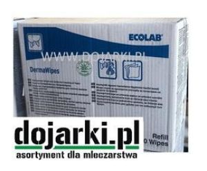 ECOLAB dermaWIPES 2x700 szt - jednorazowe ścierki do mycia wymion
